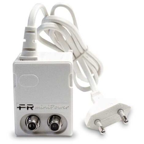 Fuente de alimentación Fracarro Switching mini 12V 200mA conector F a enchufe 270021