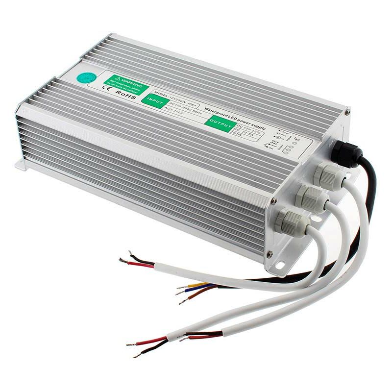 

Ledbox - Fuente de alimentación IP67, DC12V/250W/20A