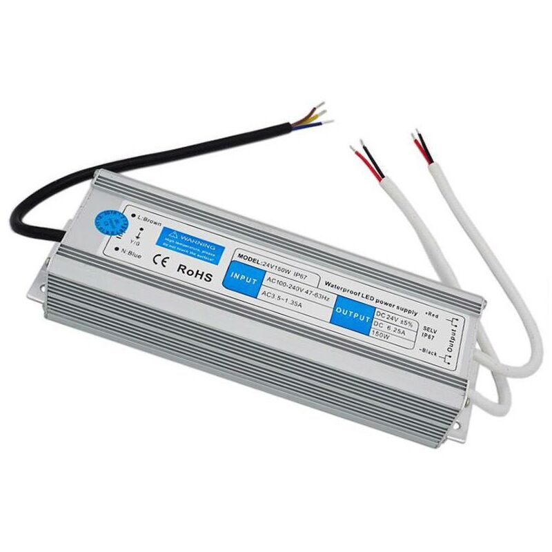 

Fuente de alimentación IP67, DC24V/150W/6.3A