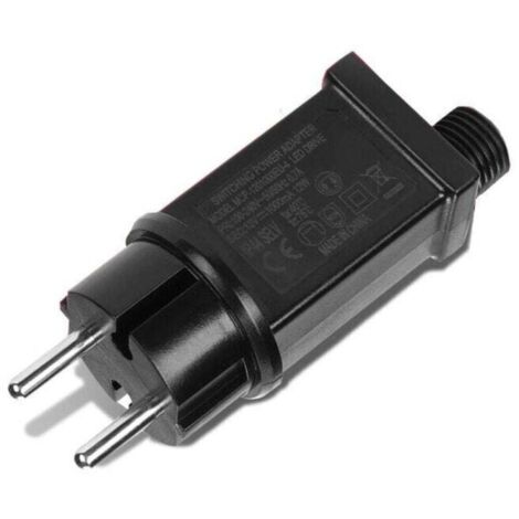 Fuente de alimentación LED de 12 V, transformador LED IP44, adaptador LED de bajo voltaje para luces navideñas.