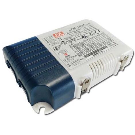 FUENTE DE ALIMENTACIÓN LED DE CORRIENTE DE SALIDA MULTIETAPA - 25 W - CORRIENTE DE SALIDA SELECCIONABLE CON PFC