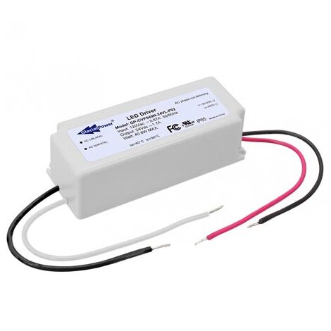 Fuente de alimentación LED de voltaje constante, 40 W, 12 V, 3,4 A, con atenuación triac