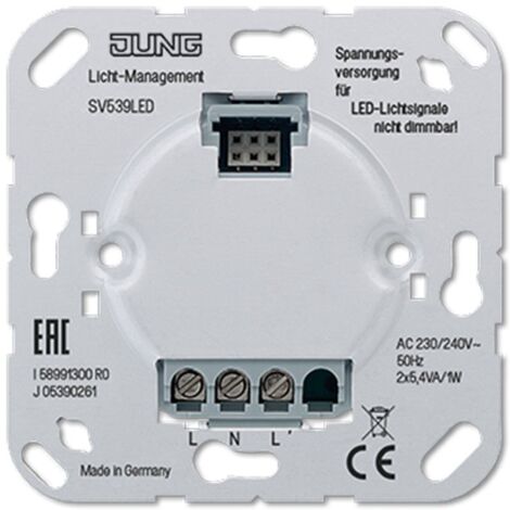 Fuente de alimentación led Jung serie LS990 SV539LED