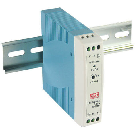 Fuente de alimentación para carril DIN 20W 12V 1,67A