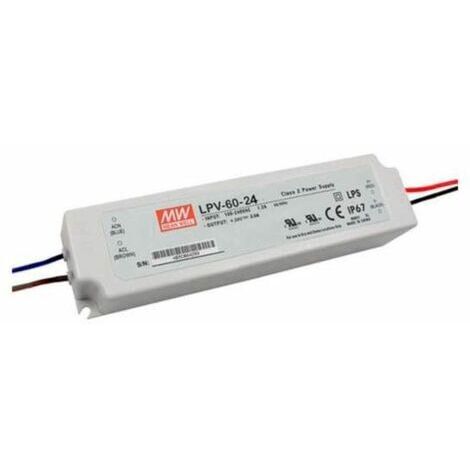Fuente de alimentación para Led 24V de MeanWell  60W
