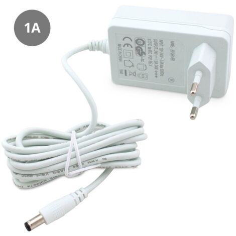 Fuente de alimentación para tiras LED a 24V 24W 1A