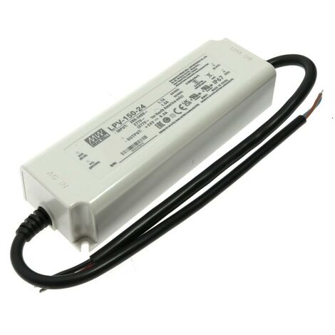Fuente de alimentacion para tiras LED Mean Well 150W 24VDC IP67 LPV-150-24     IluminaShop