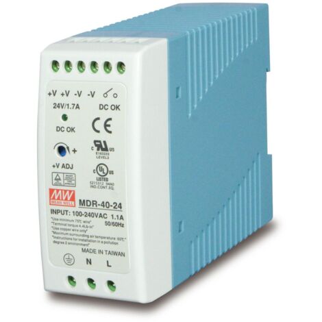 Fuente de alimentación Planet de 24 V y 40 W para carril DIN, PWR-40-24