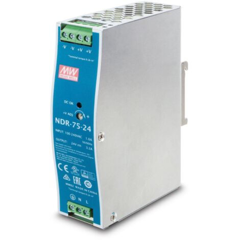 Fuente de alimentación Planet de 24 V y 75 W para carril DIN, PWR-75-24