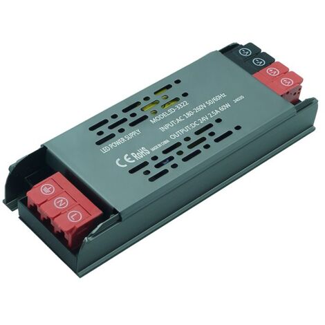 Fuente de alimentación ProVero ULTRA SLIM (60W, 24V, 2.5A)