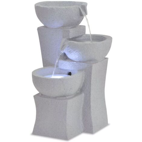 Fuente de interior con lámpara LED Poliresina 27,2x27,8x39,5 cm DEC020768