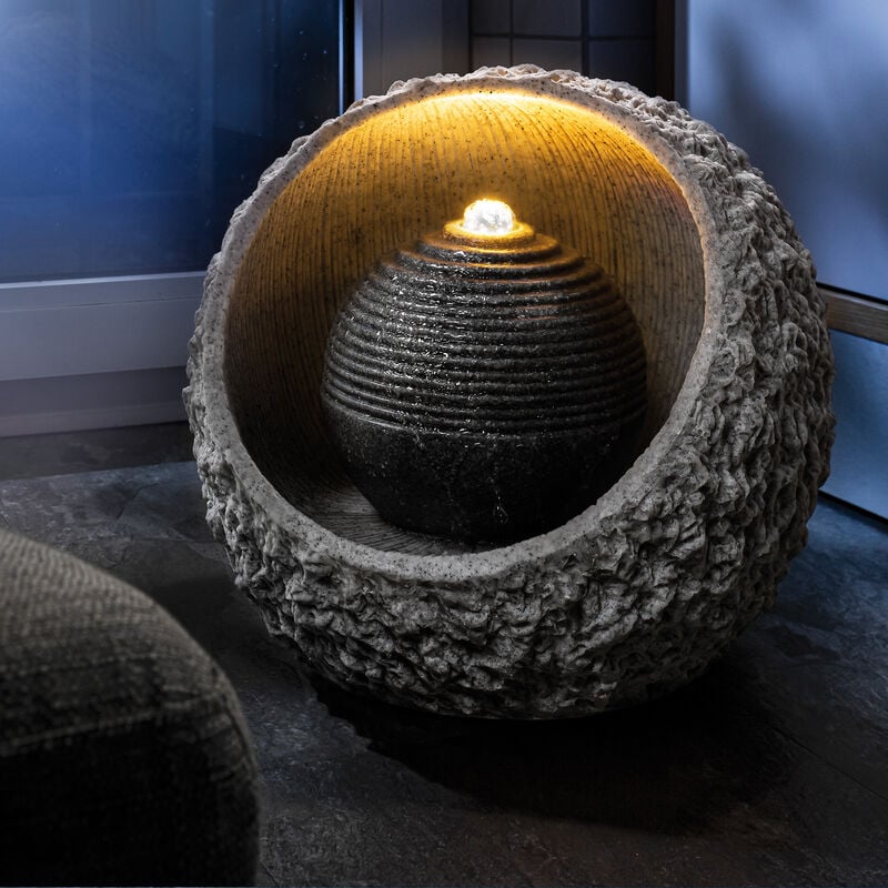 

Esotec - Fuente de interior+fuente de luz LED ornamental para jardín de 230 V 101401