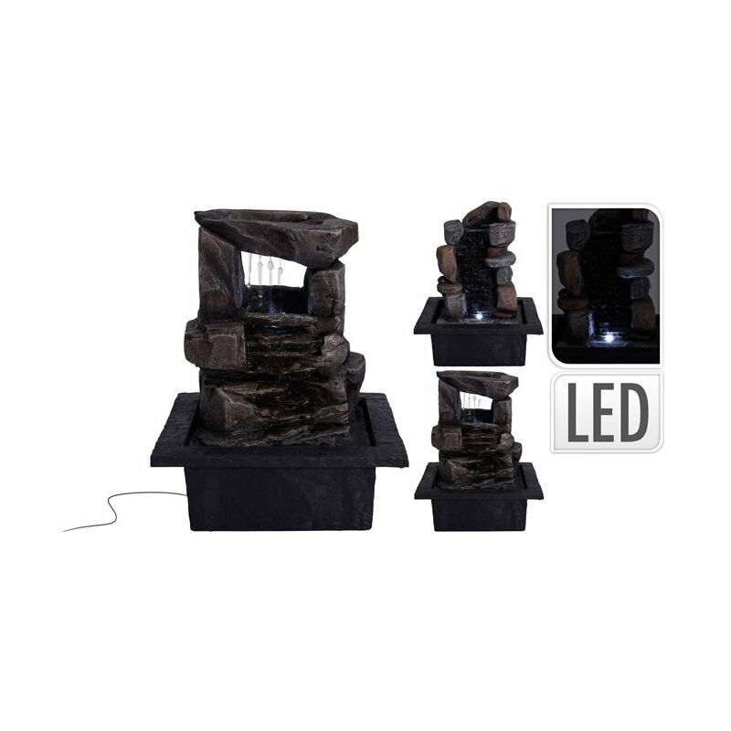 

Koopman - Fuente decorativa LED de piedras