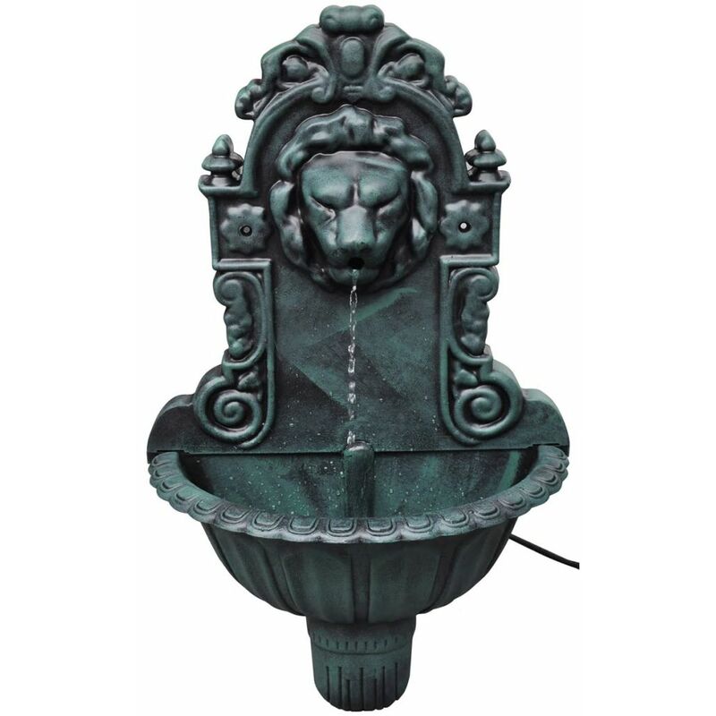 

Fuente de pared diseno cabeza de leon