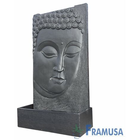 FUENTE DE PIEDRA ARTIFICIAL BUDA BUTSU ANTRACITA