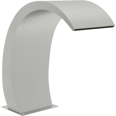 Fuente de piscina de acero inoxidable 304 22x60x70 cm vidaXL