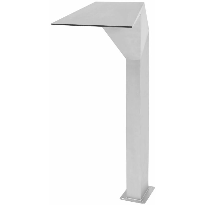 

Fuente de piscina de acero inoxidable 50x30x90 cm plateada