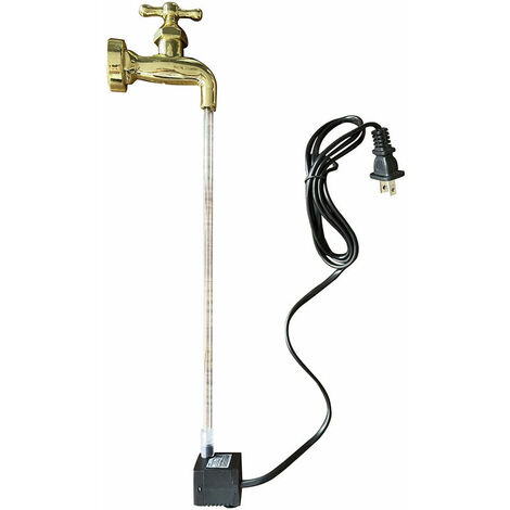 Fuente de regadera con pico Invisible, fuente mágica Invisible para grifo, fuente de agua montada en la pared para exteriores