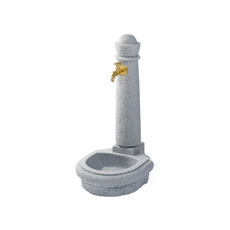 

Fuente jardin imitación piedra natural gris