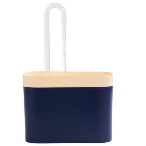 Fuente para gatos con filtro automático, USB, eléctrica, silenciosa, bebedero para gatos, 1,5 l, filtro recirculante, dispensador de agua para mascotas, azul oscuro