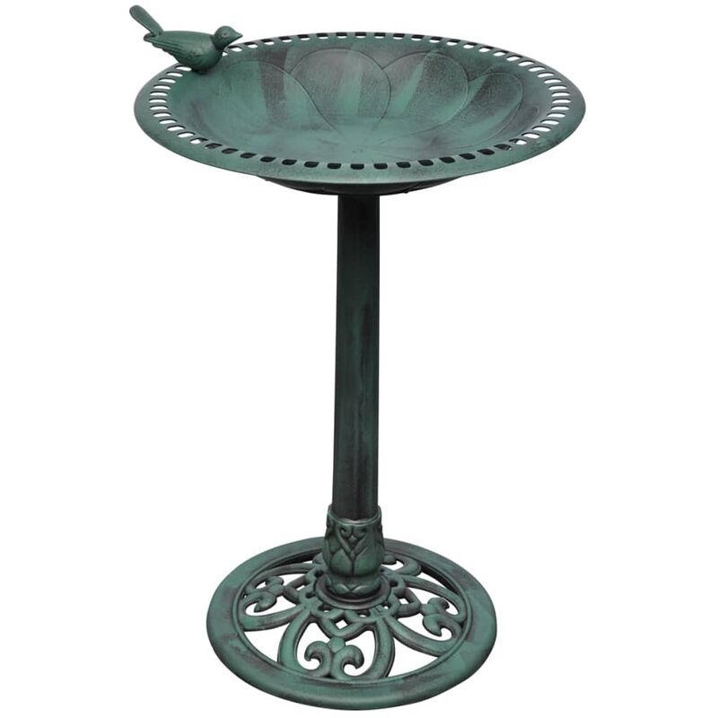

Fuente Para Pájaros Con Ave Decorativa