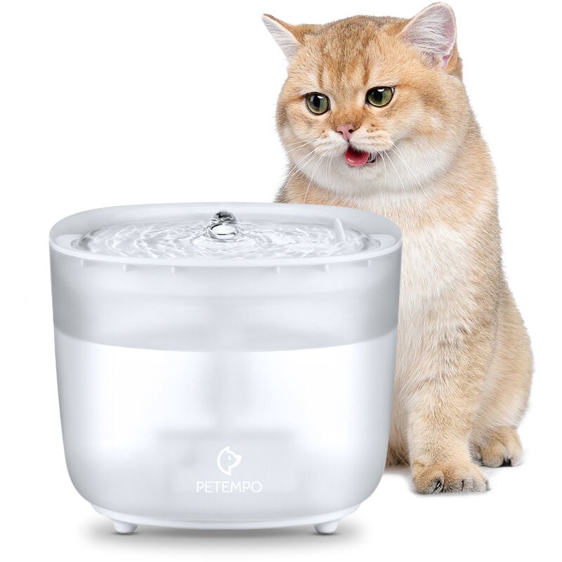 Kingso - Fuente Petempo dispensador de agua automático 2L capacidad para gato perro Hasaki