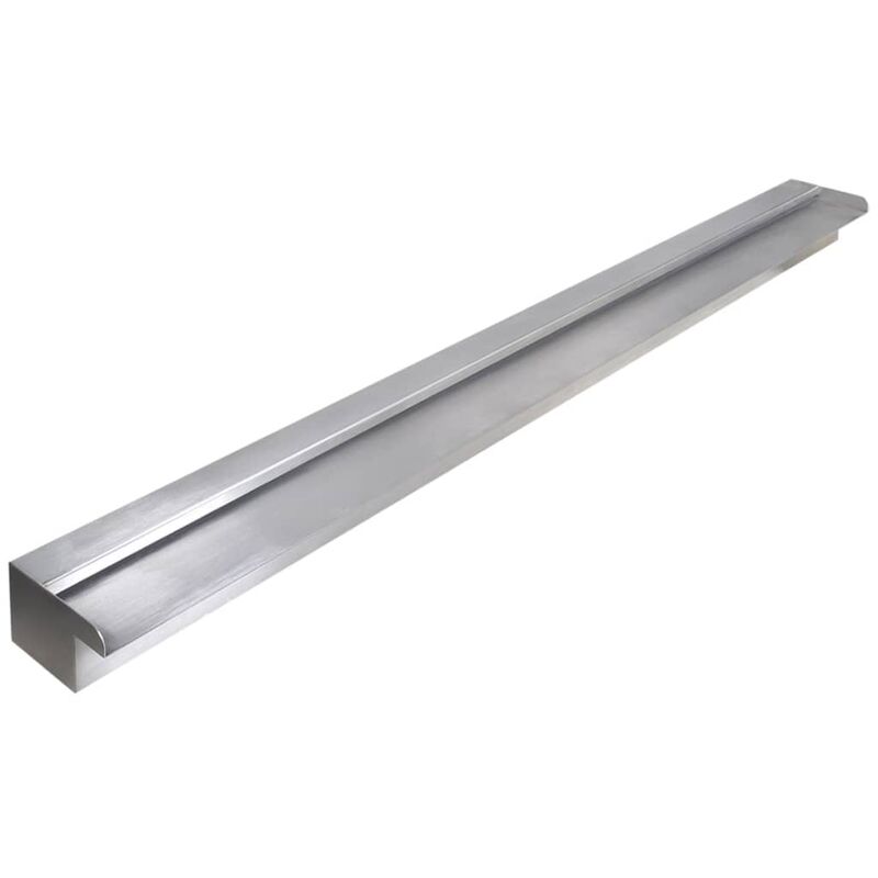 

Fuente Cascada Rectangular Piscina Acero Inoxidable 150 cm - Plateado - Vidaxl