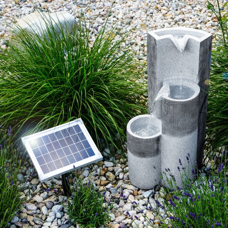 

Esotec - Fuente solar luminosa en cascada para jardín decorativa 101312