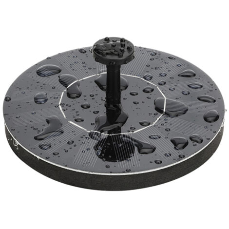 Fuente solar para piscina, bomba de agua flotante, paneles solares, plantas de jardín, paisajismo de patio.