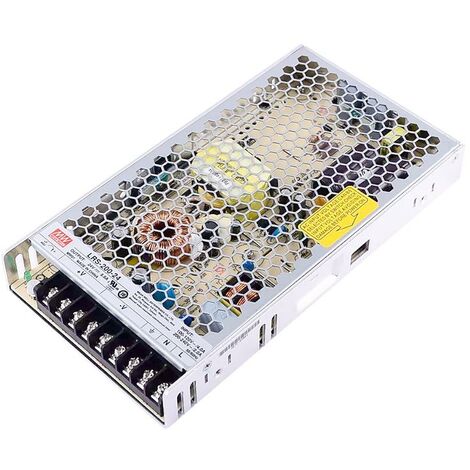 Fuentes de alimentación para tiras LED Mean Well 200W 24VDC LRS-200-24     IluminaShop