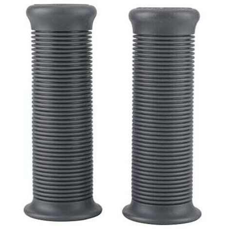 für 25-mm-Pinnengriff für 25-mm-Griff Griff Lenkergriff Universal Vintage Motorrad Lenkergriff TPU Paar 1 Zoll 25 mm (Dunkelgrau)