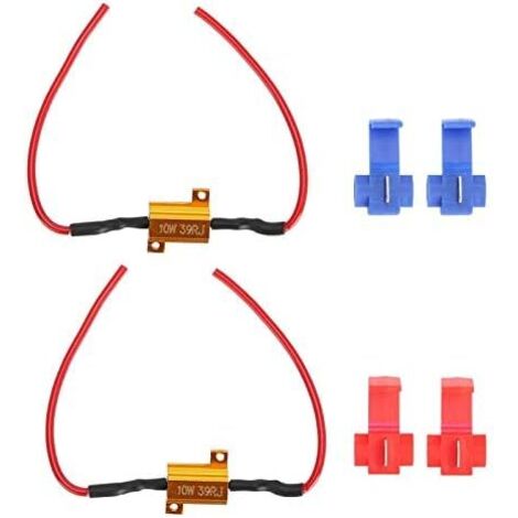 für Anti-Fehler-Widerstand LED-Blinker P21W für Auto-LED-Blinkwiderstand für Motorrad-LED-Blinkwiderstand Auto-LED-Decoder, Auto-LED-Decoder 2 Stück Anti Hyp