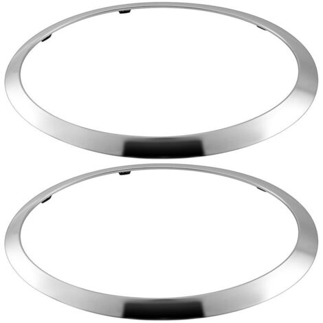Für F55 F56 F57 03-18 Chrom Scheinwerferrahmen links rechts Scheinwerfer-Augenbrauenring-Abdeckung Ersatzteil