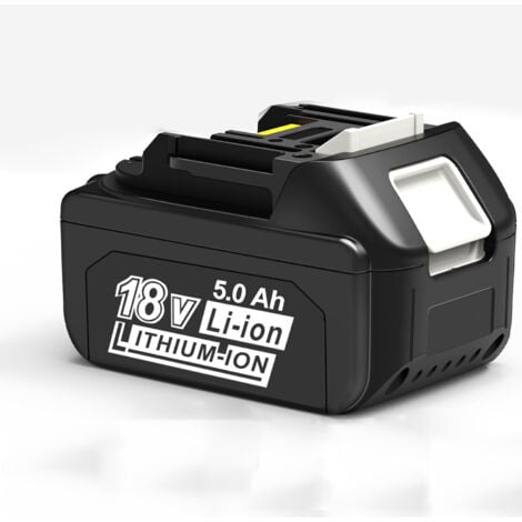 PDSTATION für Makita Li-Ion Akku BL1850B 18V 5.0Ah LXT 197280-8 BL1860B BL1850 BL1840B BL1830B BL1815 BL1820 Led Anzeige