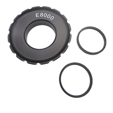 Für Mid Motor Steel Kurbelscheibenschlossabdeckung E8000 Fahrradzubehör, e8000