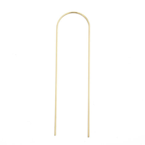 【Für Pflanzen】 【Wachstumsstütze】 【Geformtes Rankgitter】 【Goldfarbenes Metall】 【28 cm】 【3-teilig】