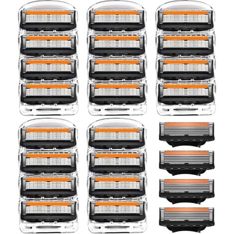 TIGREZY Für ProGlide Herrenrasierer, 24 Nassrasur-Nachfüllpackungen, Fusion 5-Klingen-Pack, Pro Glide Rasierer, Fusion 5 Proglide