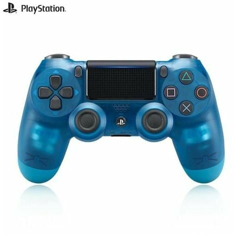 Für Sony PS4 Controller PlayStation 4 Wireless Controller BT Gamepad Gamepad Ersatz (transparent blau)