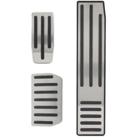 Für XS Auto Edelstahl Fußpedal Pads Abdeckung Bremse Gaspedal Rest Pedal Nicht Bohren Zubehör