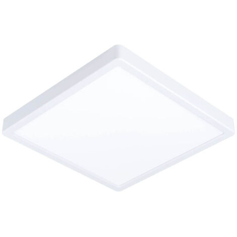 Fueva 5-LED blanche en plastique 20,5W 3000K L: 28,5 cm B: 28,5 cm H: 2,8 cm Dimmable