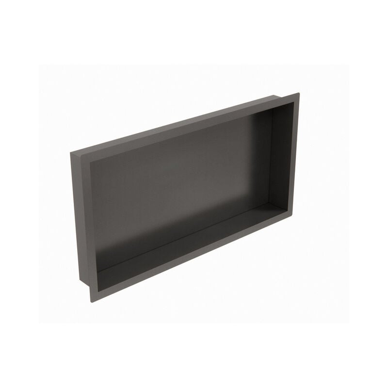 Eccelente Vetro Niche encastrable - 30x69x7cm - Gunmetal mat - Fugaflow