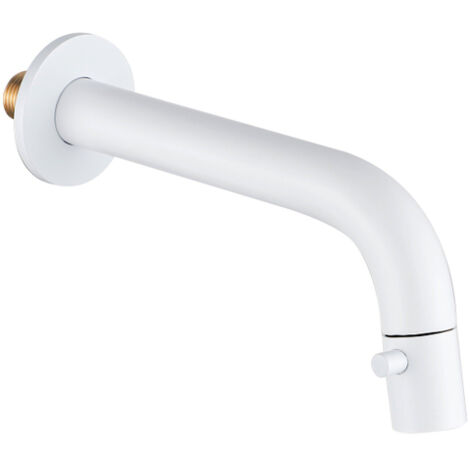 FugaFlow Eccelente Arredo Robinet lave-mains - encastrable - bec 18cm - à raccourcir - blanc mat