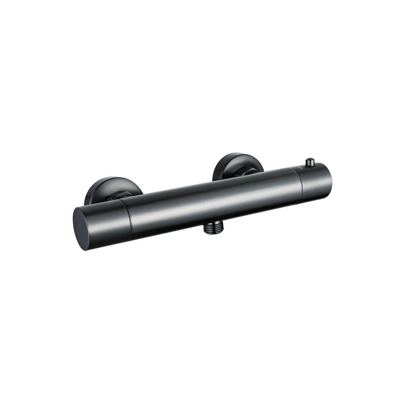Eccelente Sobrado Mitigeur douche thermostatique mural Gun metal - Fugaflow