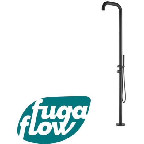 FugaFlow Eccelente Sobrado Original Douche de jardin à poser avec douchette noir mat