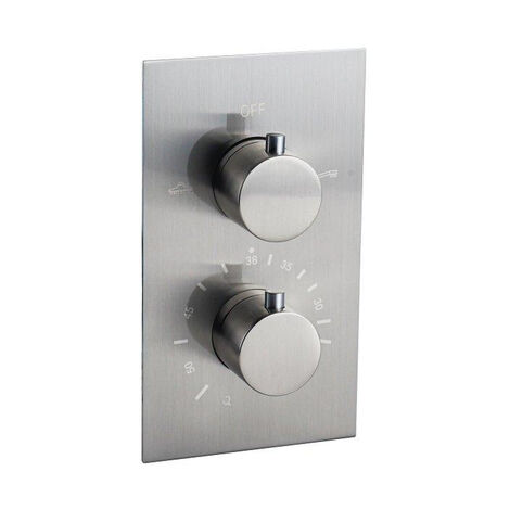 FugaFlow Eccelente Sobrado Robinet encastrable avec partie encastrable 2 voies inox brossé