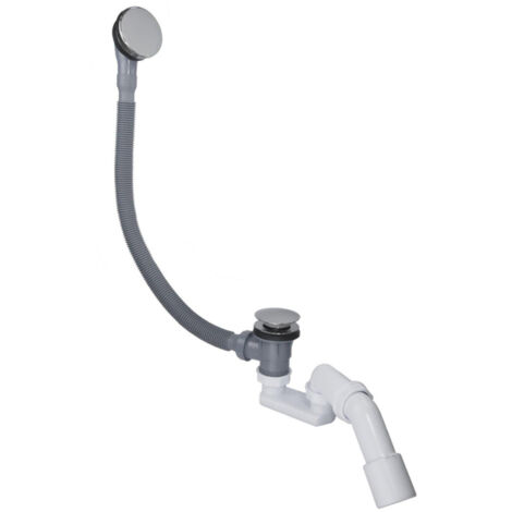 FugaFlow Efficiente Sobrado Combinaison vidage baignoire avec bonde clic-clac Chrome
