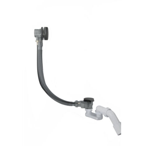 FugaFlow Efficiente Sobrado Combinaison vidage baignorie avec bonde tirette noir mat