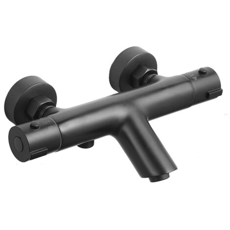 FugaFlow Efficiente Sobrado Mitigeur baignoire/douche thermostatique noir