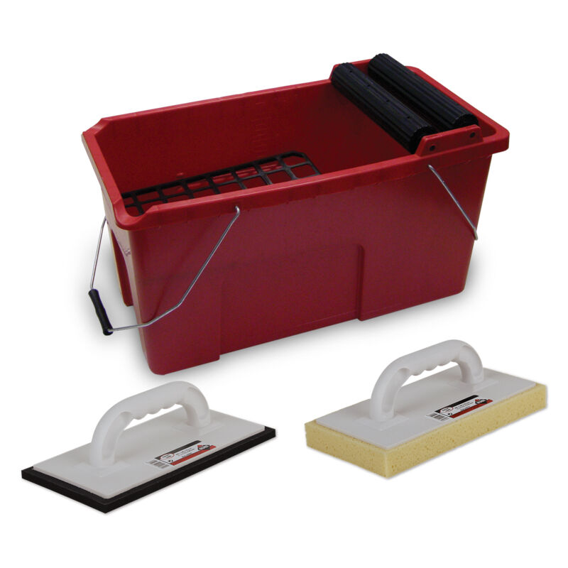 Image of Set Rubi clean pro, 1 Schwammglätter 1 Gummiglätter 1 Wanne Rubi 68902