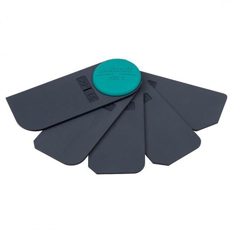 Wolfcraft - ensemble de cubes et lisseurs pour silicone et coulis /5 pcs.